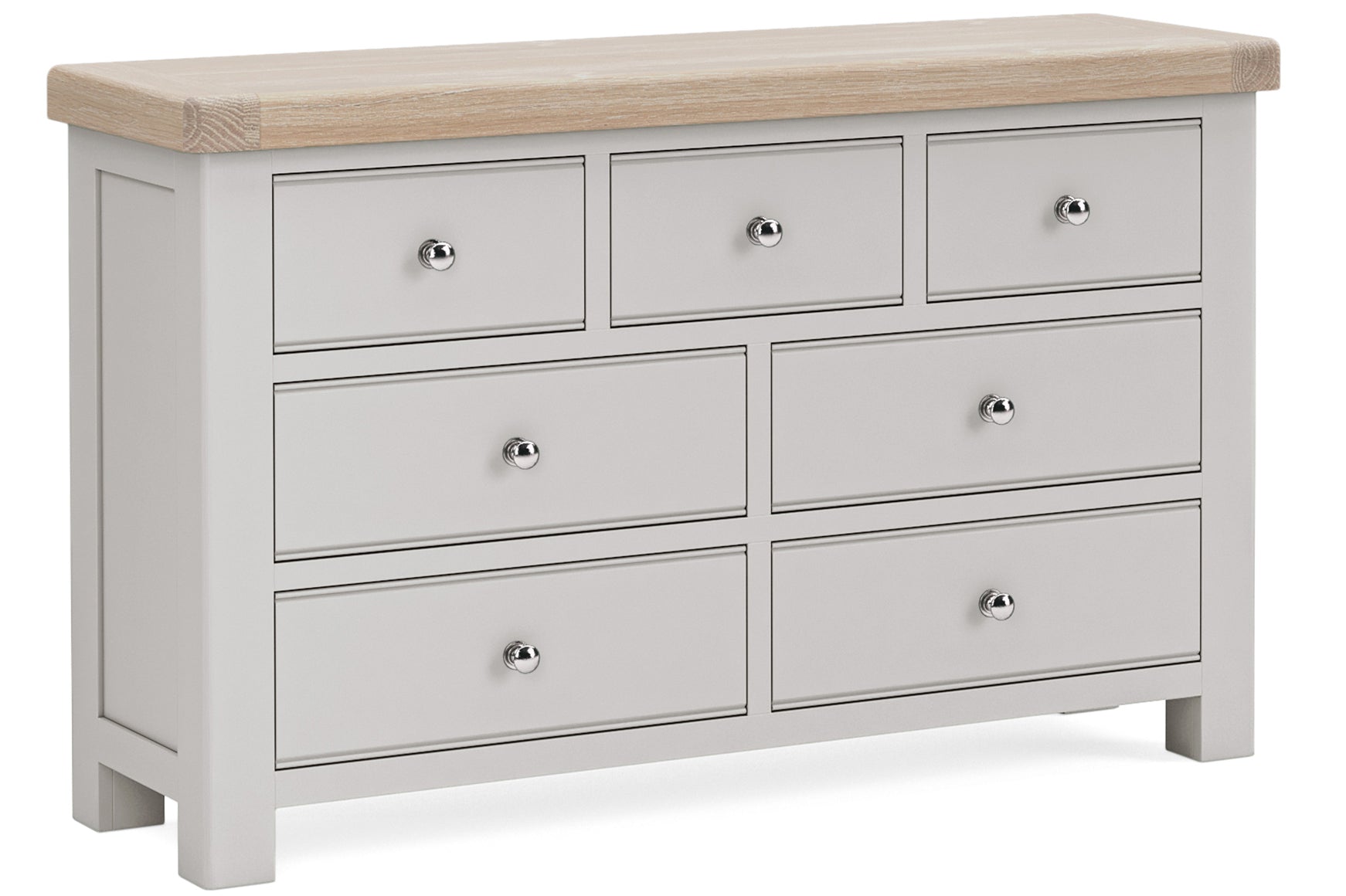 Kilronan Taupe and Oak 3 Over 4 Chest