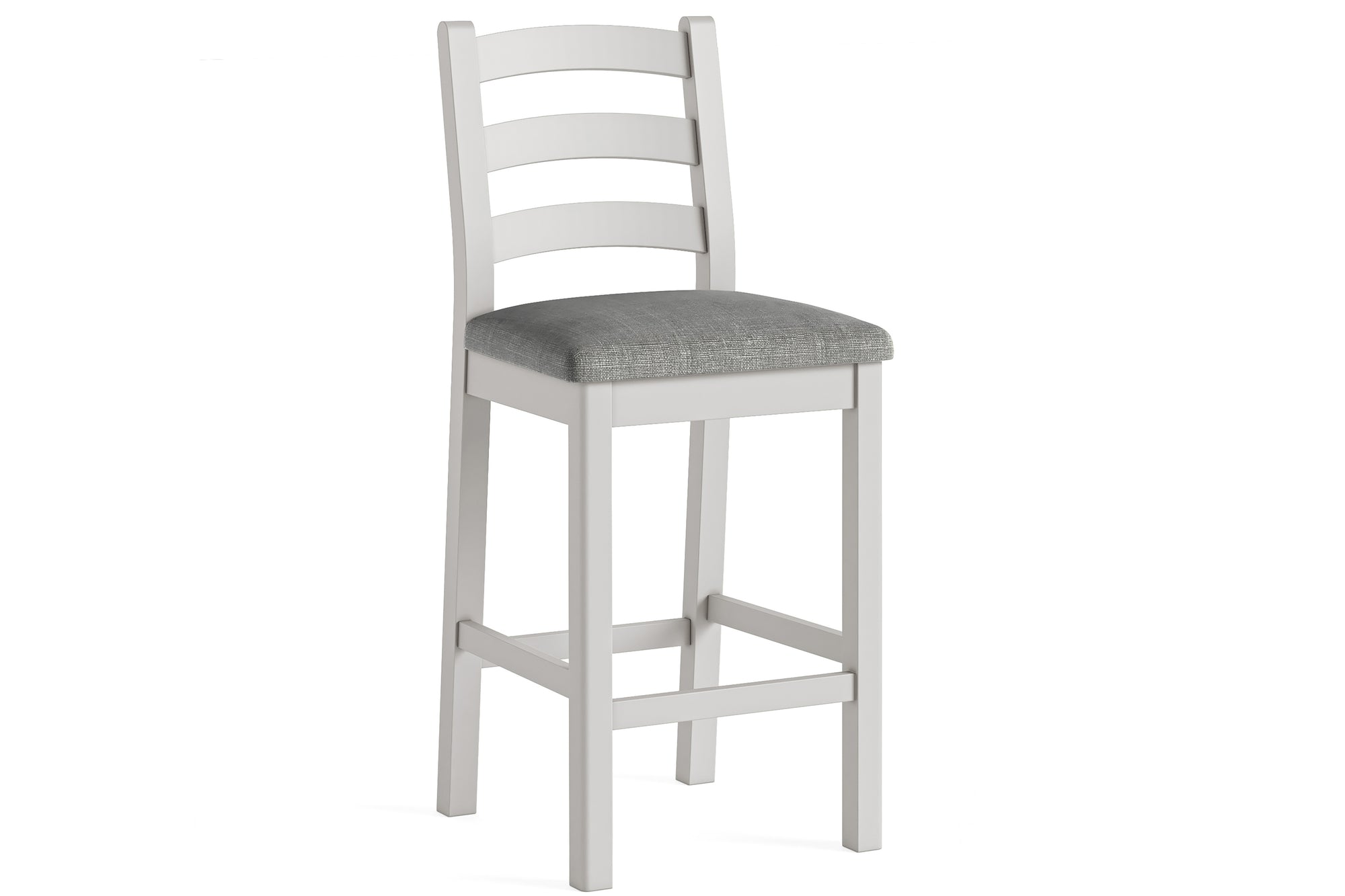 Kilronan grey painted frame and grey Fabric Barstool