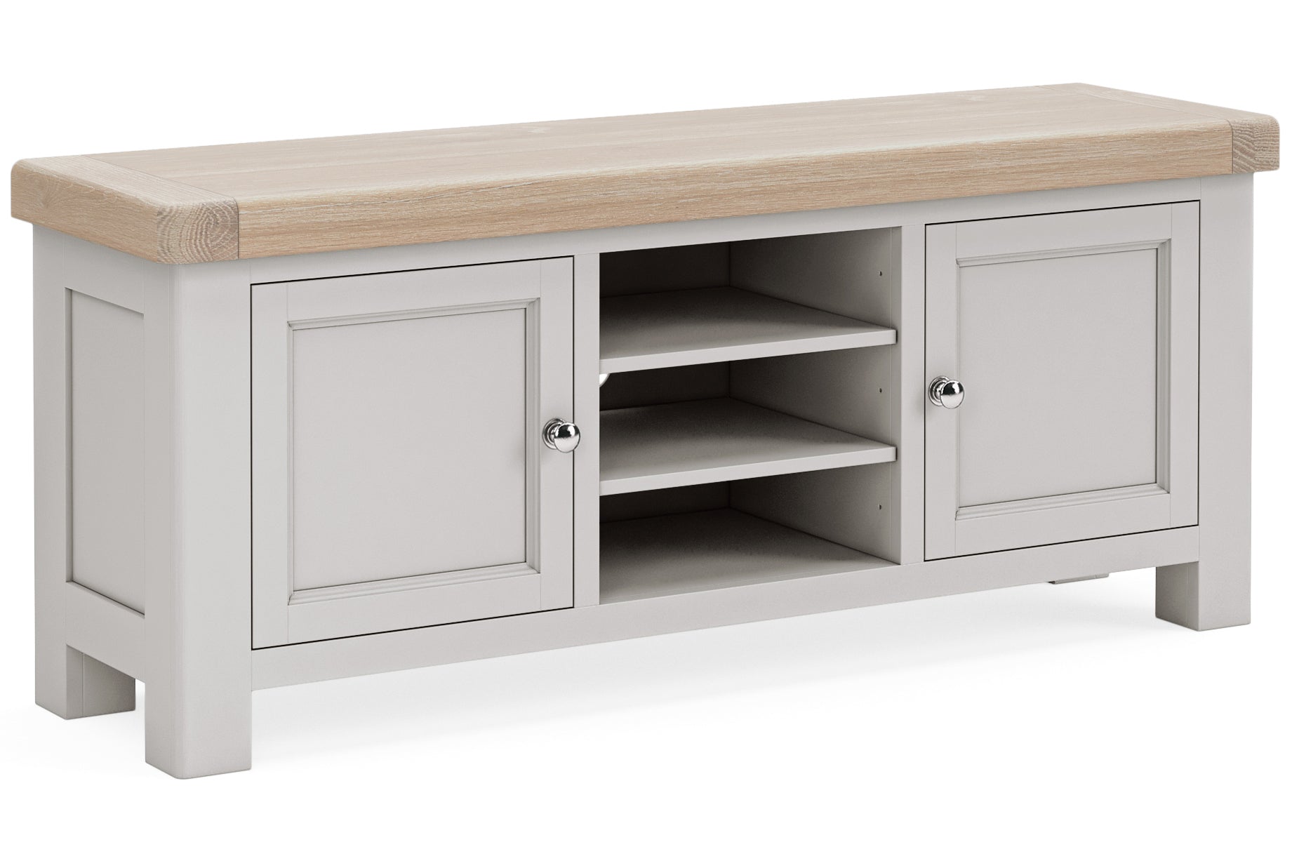 Kilronan Small Entertainment Unit with oak top