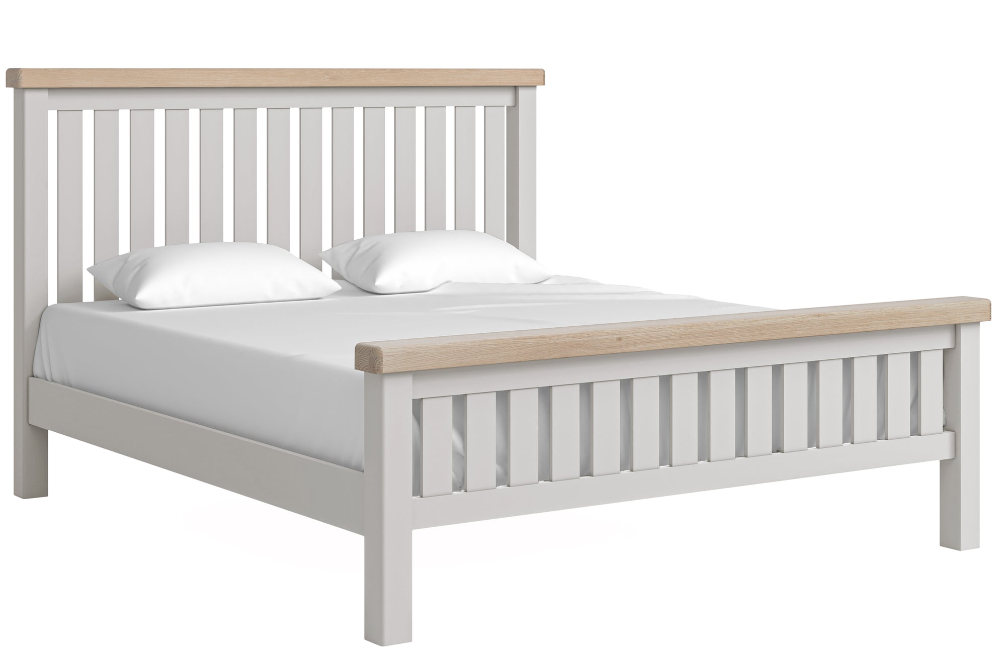Kilronan grey and oak 6 foot Super King Bedframe