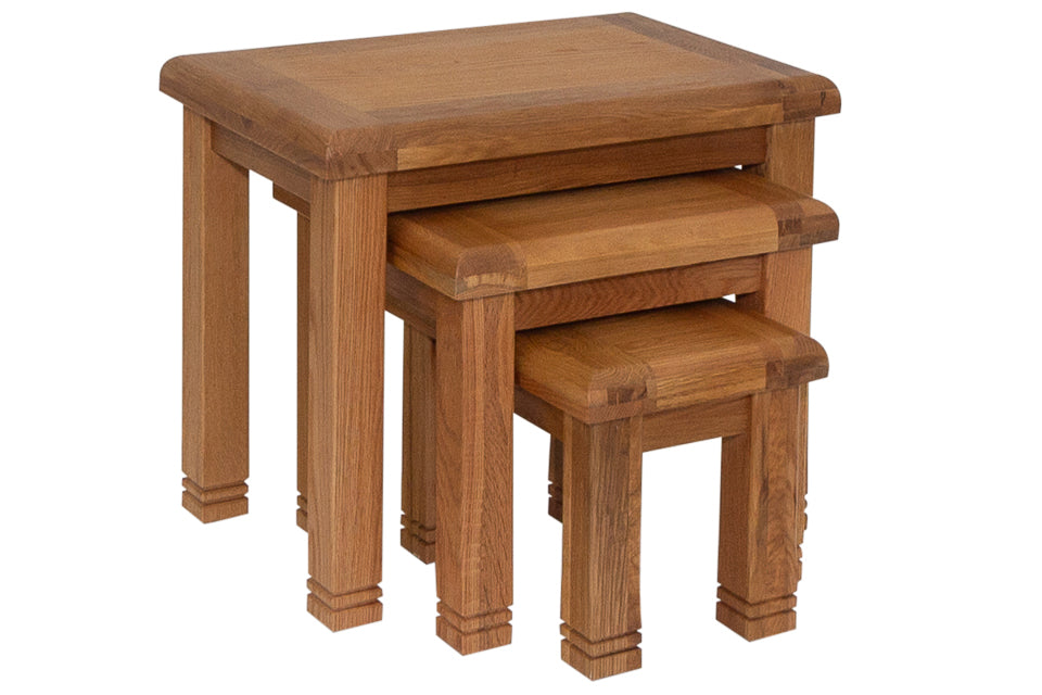 Kinsale Oak Nests Of Tables set of 3
