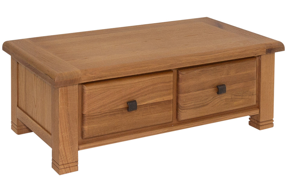 Kinsale Oak Coffee Table with 2 drawers