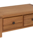 Kinsale Oak Coffee Table with 2 drawers