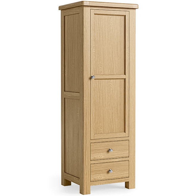 Kinvara Oak Larder Unit with cupboard and 2 drawers