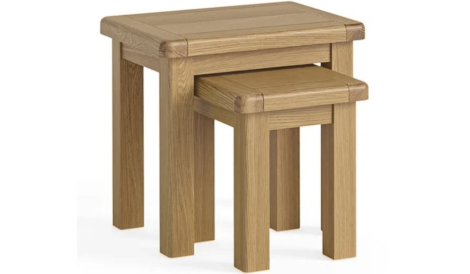 Kinvara Oak Nests Of Tables set of 2