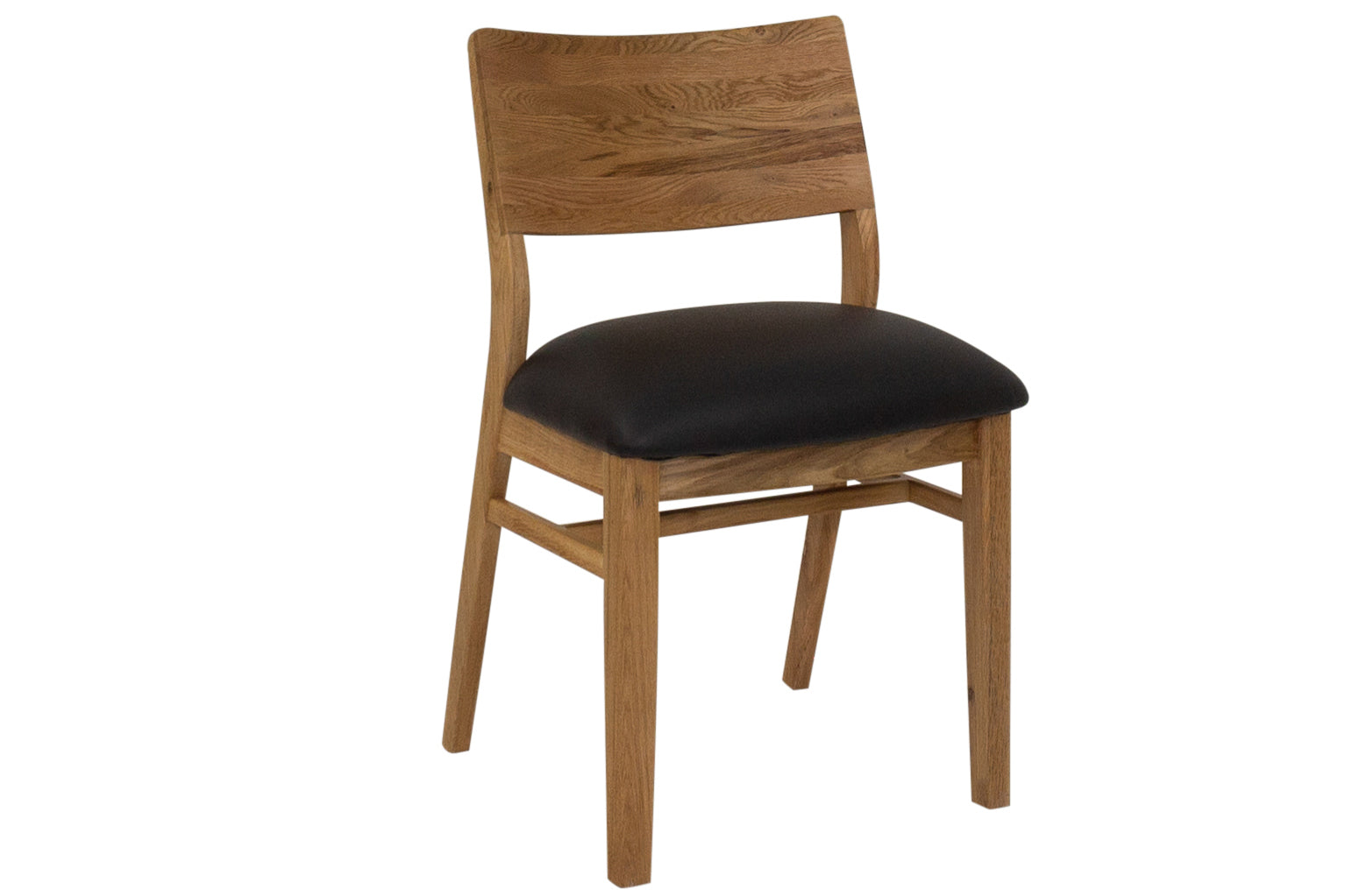 Lancaster Faux Leather and Oak Dining Chair