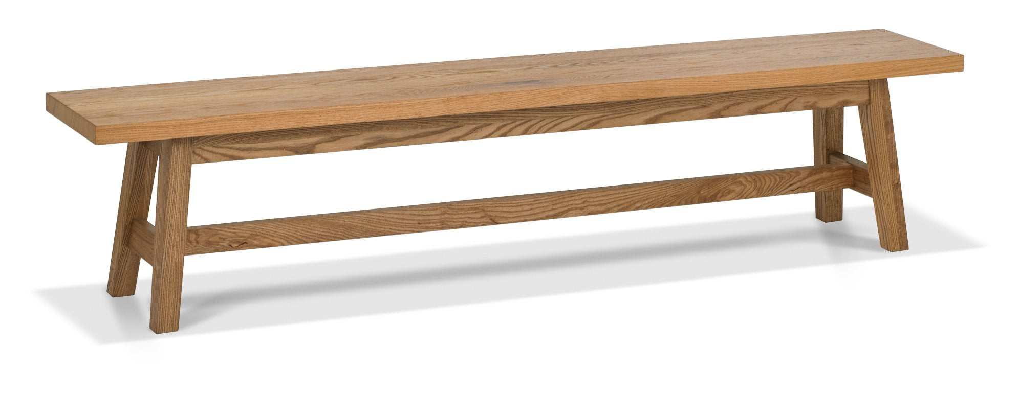 Leah 2.2 metre oak Bench