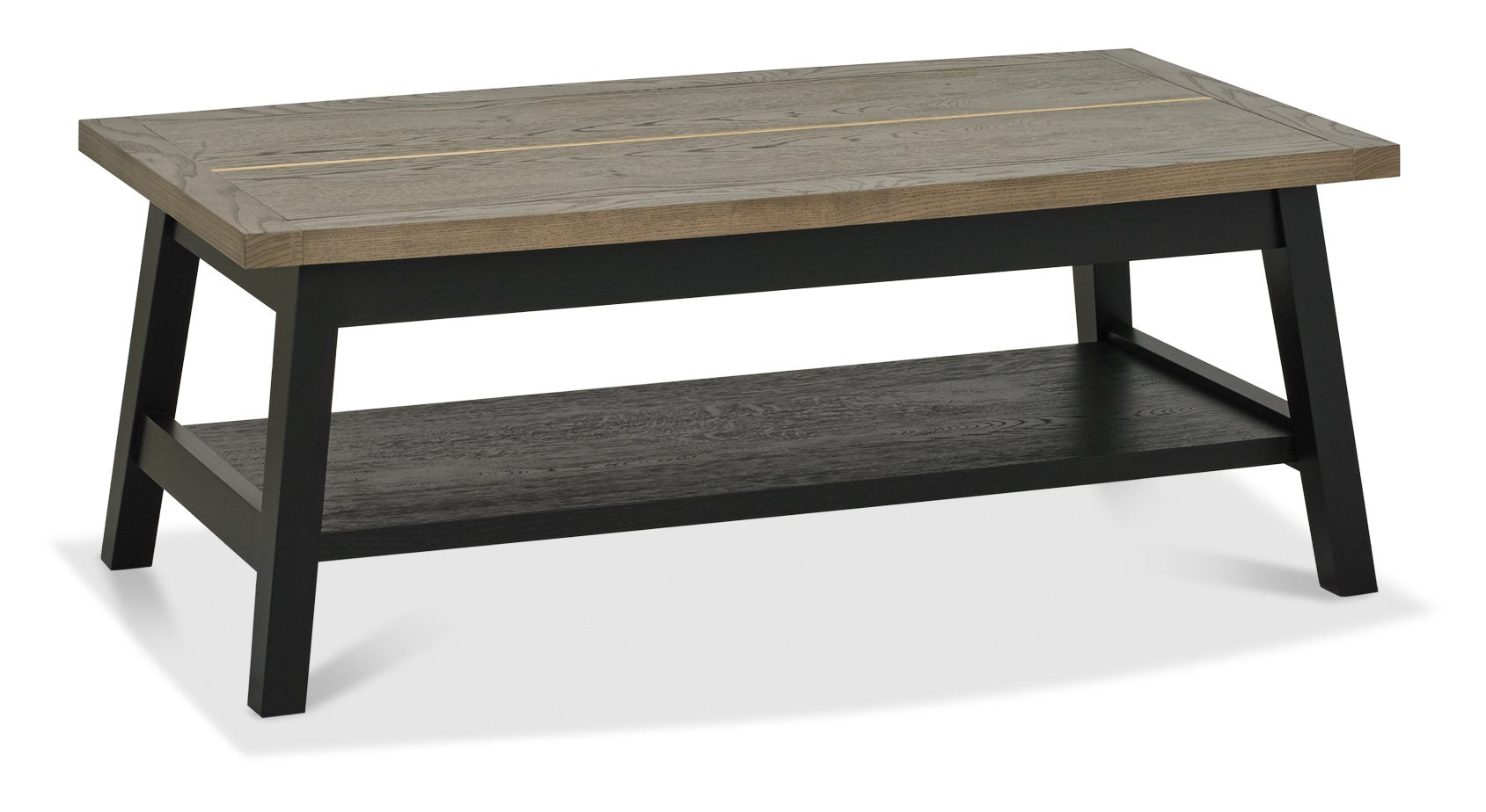 Leah Peppercorn Coffee Table with lower shelf