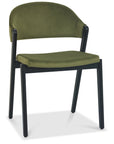 Leah Peppercorn Green velvet Dining Chair
