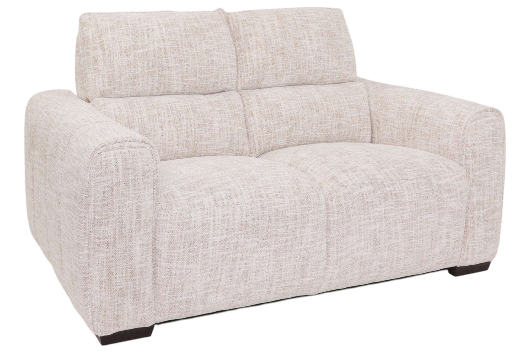 Lexi Light Textured Fabric 2 Seater