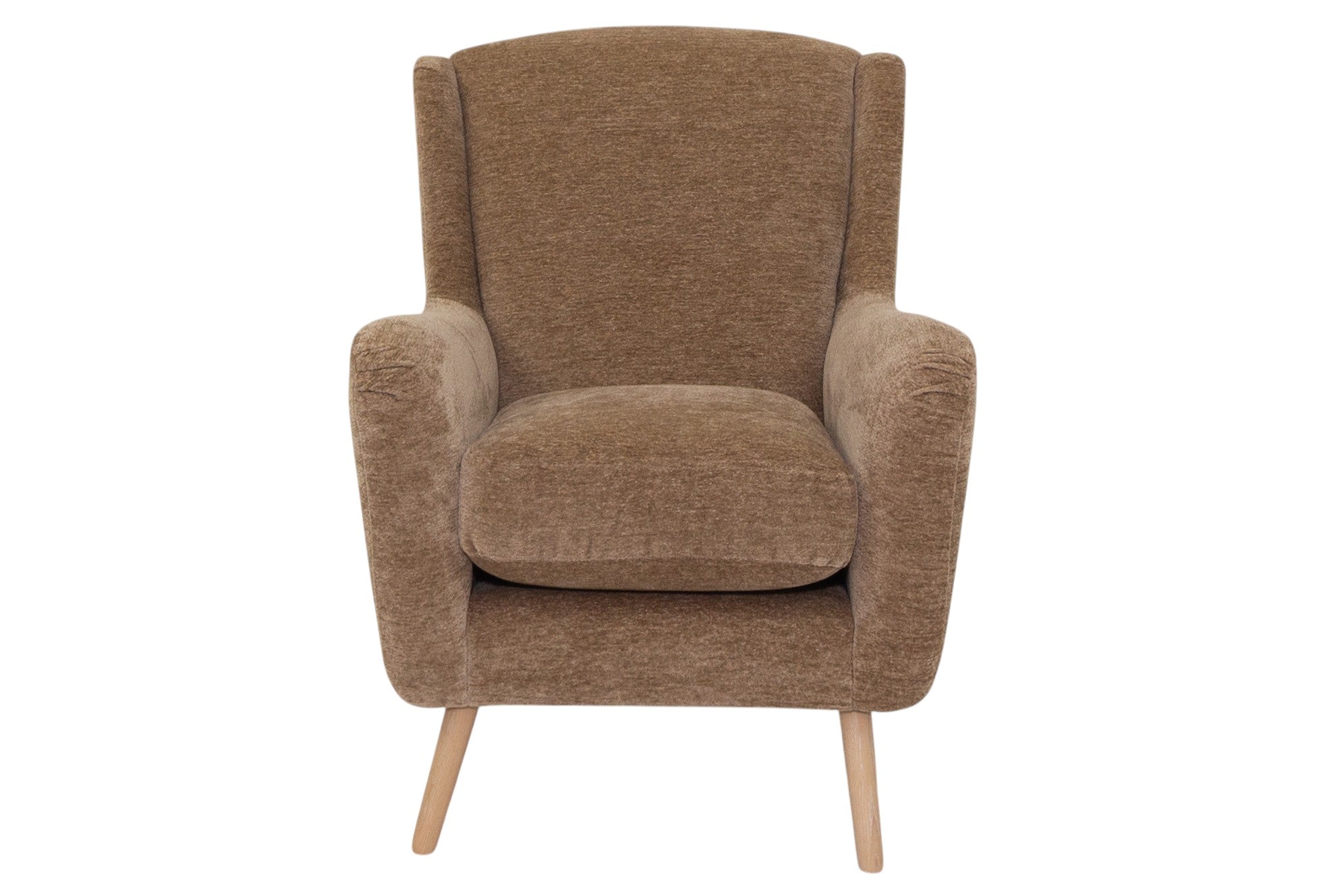 Marcella - Brown Fabric Armchair