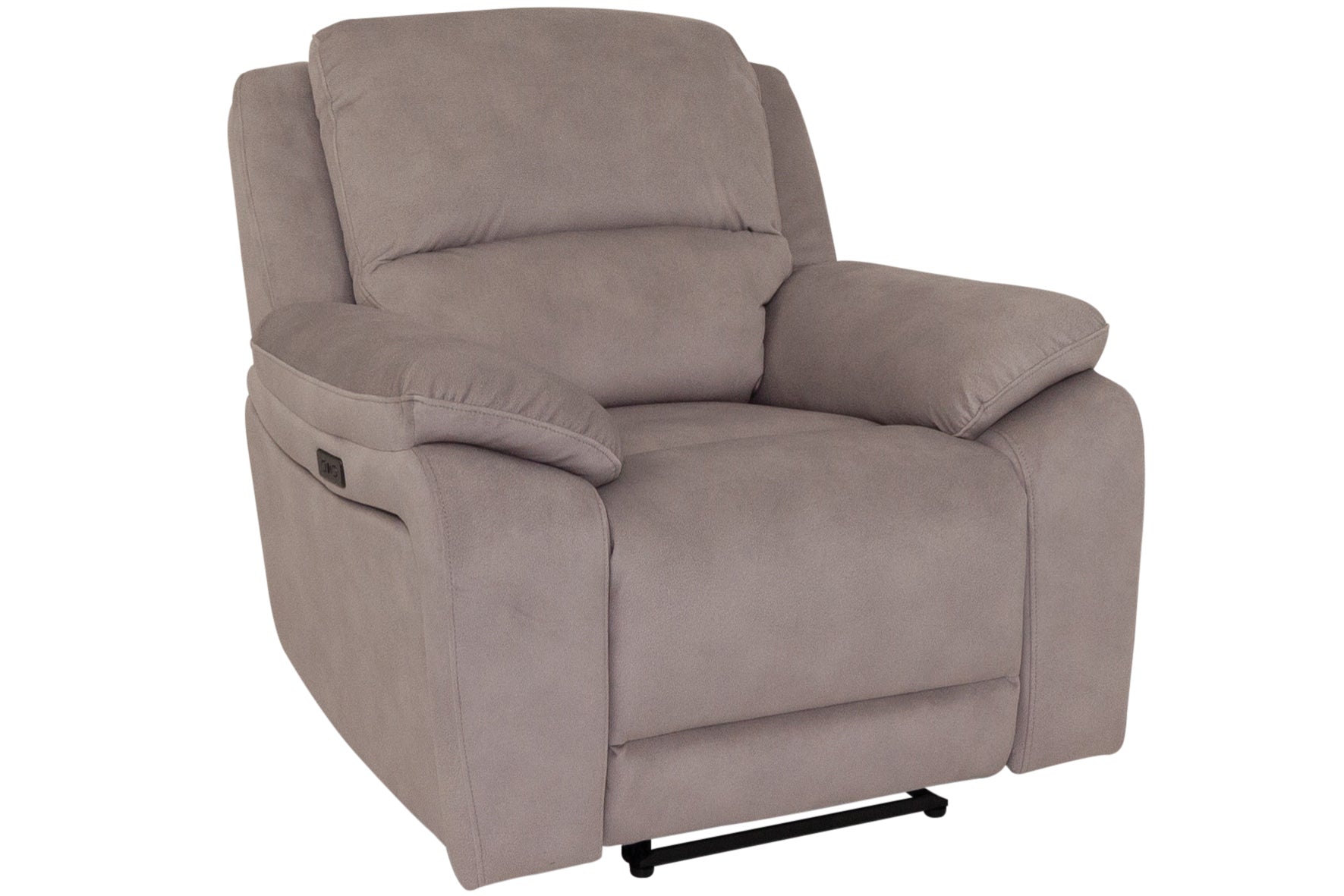 Melbourne Grey Fabric Power Recliner