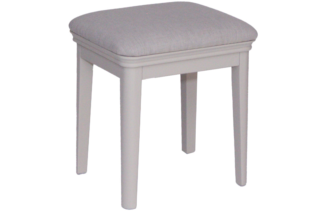 Merlot Taupe Stool with fabric seat