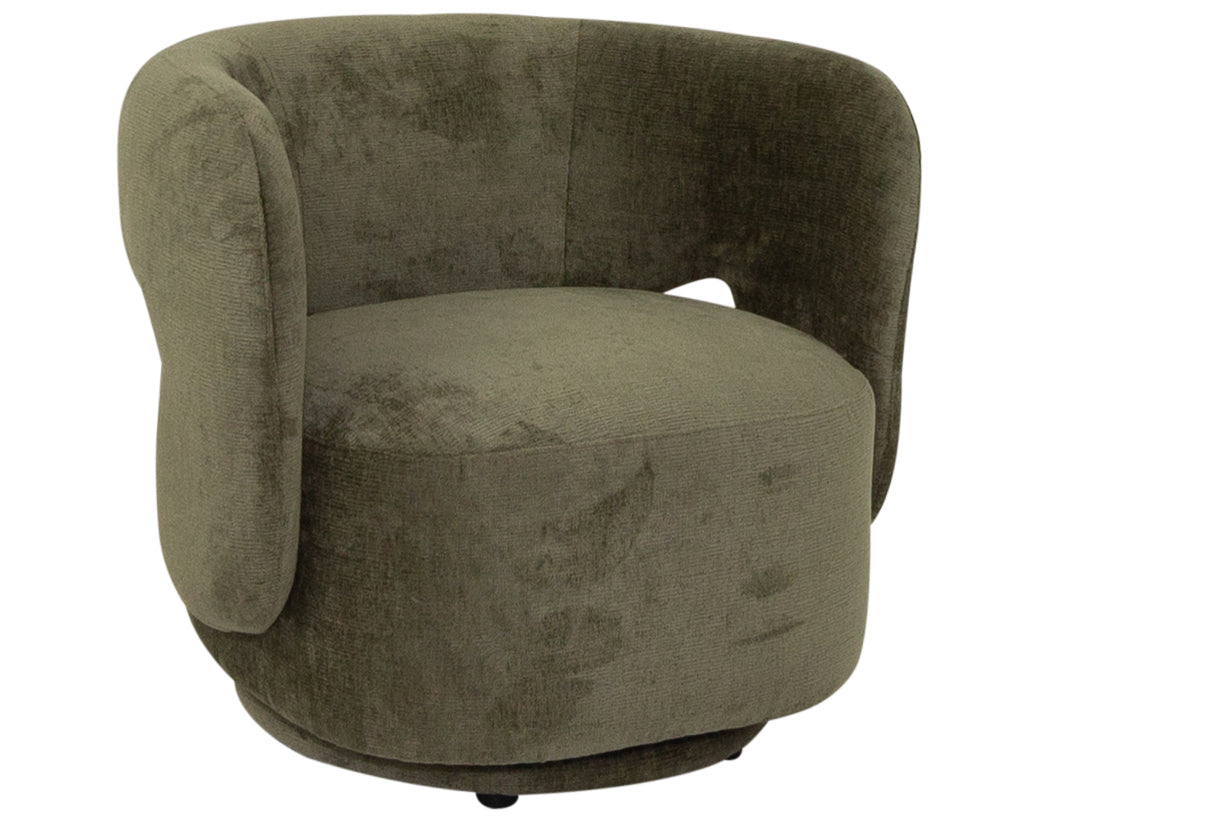 Milford Green Fabric tub style Armchair