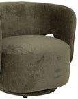 Milford Green Fabric tub style Armchair