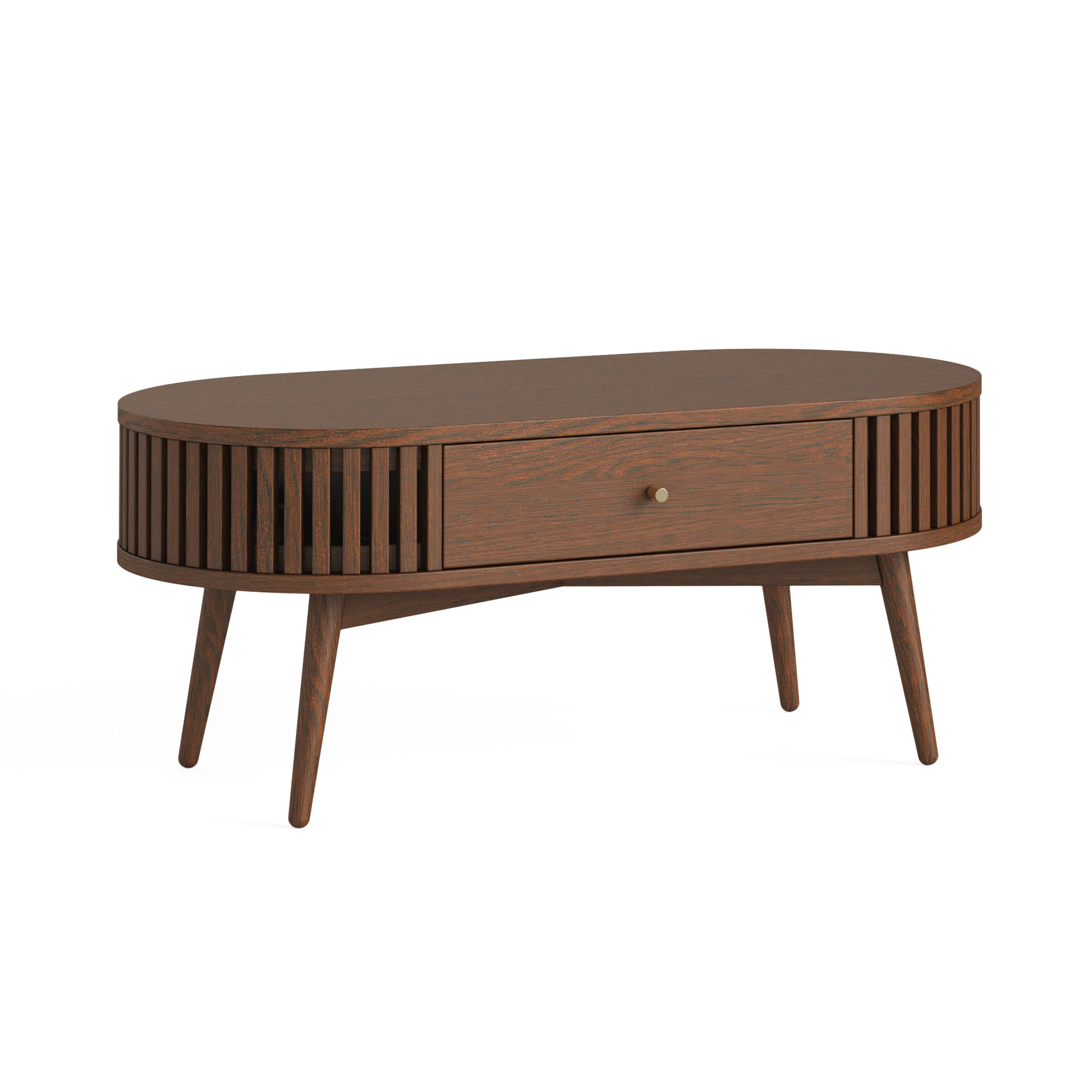 Ocean Oval Coffee Table with 1 drawer