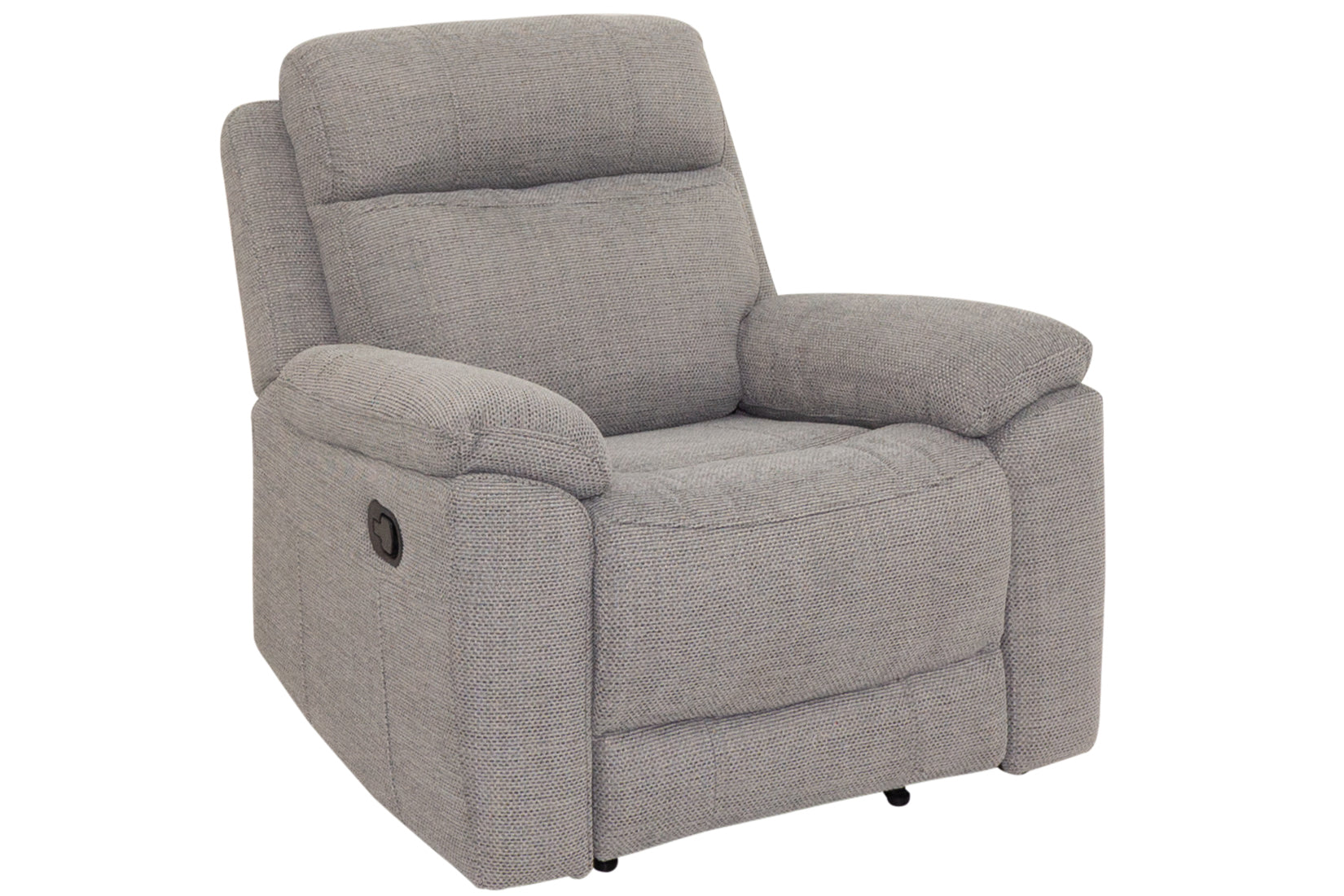 Olivia grey Fabric Manual Recliner