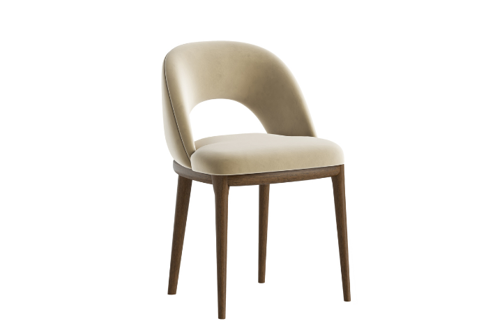 Paula Acorn Velvet Dining Chair