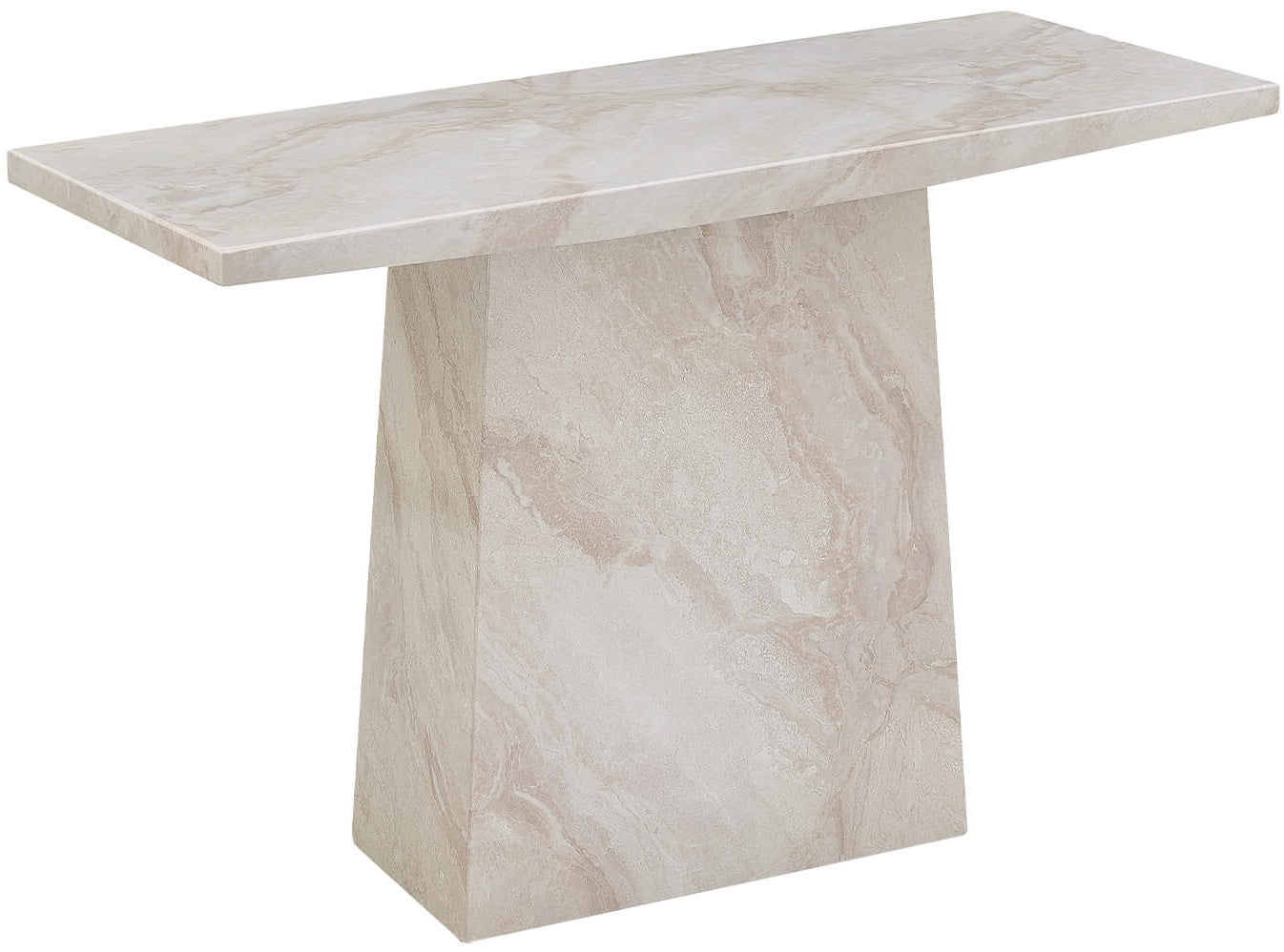 Peru rectangular Marble Console Table