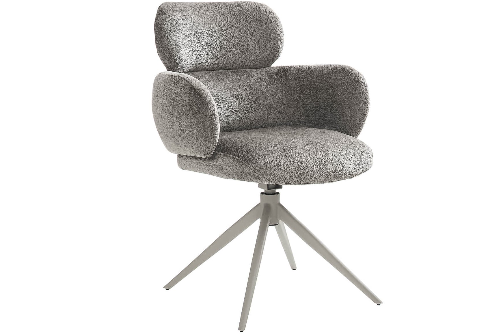 Peru Mocha coloured fabric Dining Chair