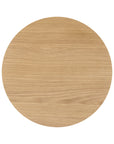 Carna - Oak 1 Drawer Round Lamp Table
