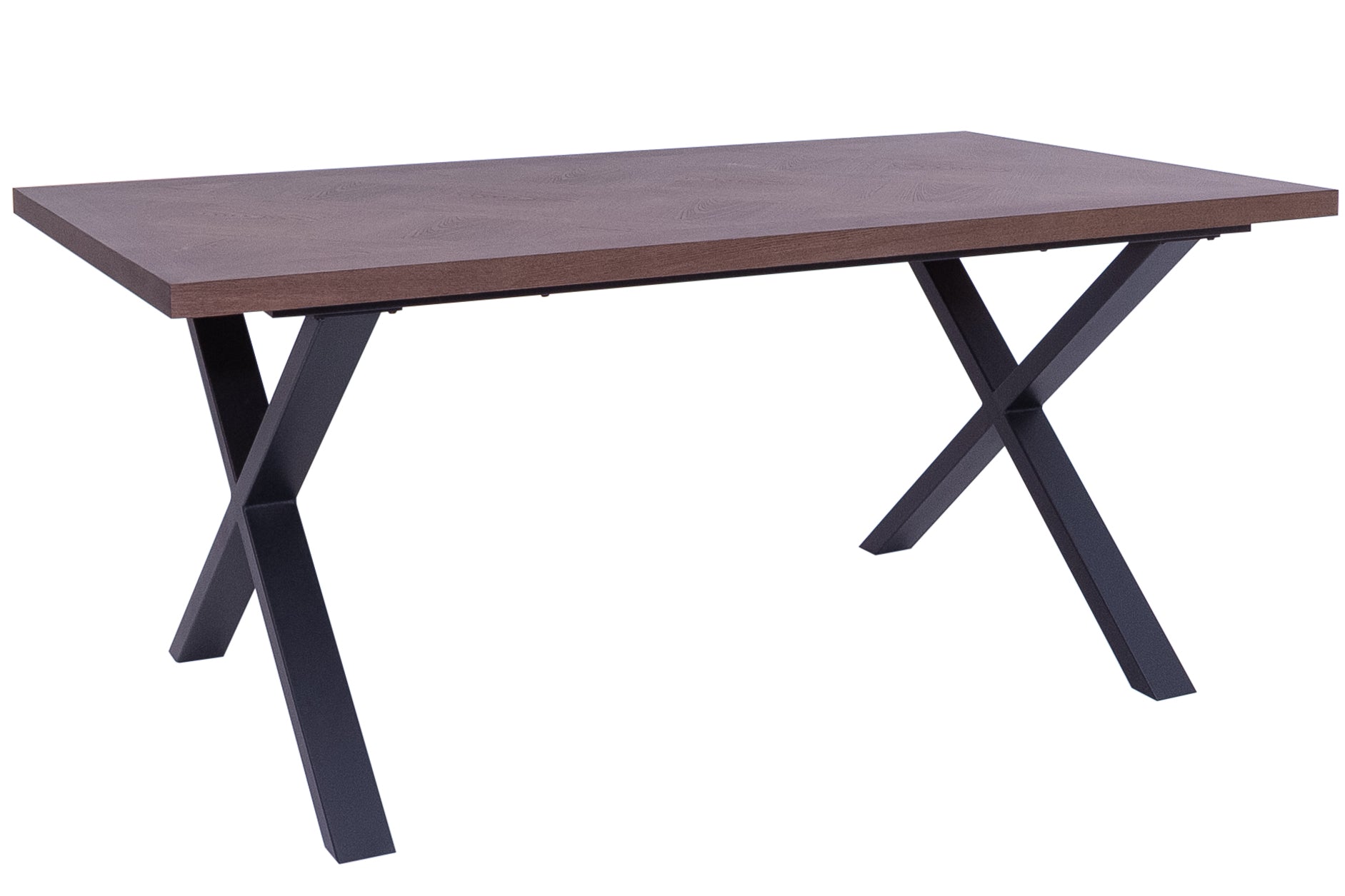 Reia 1.8 metre Dining Table with black cross legs
