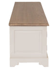 Sarande - Taupe And Oak Solid Wood 2 Door Tv Entertainment Unit
