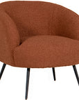Danube - Orange Fabric Accent Armchair