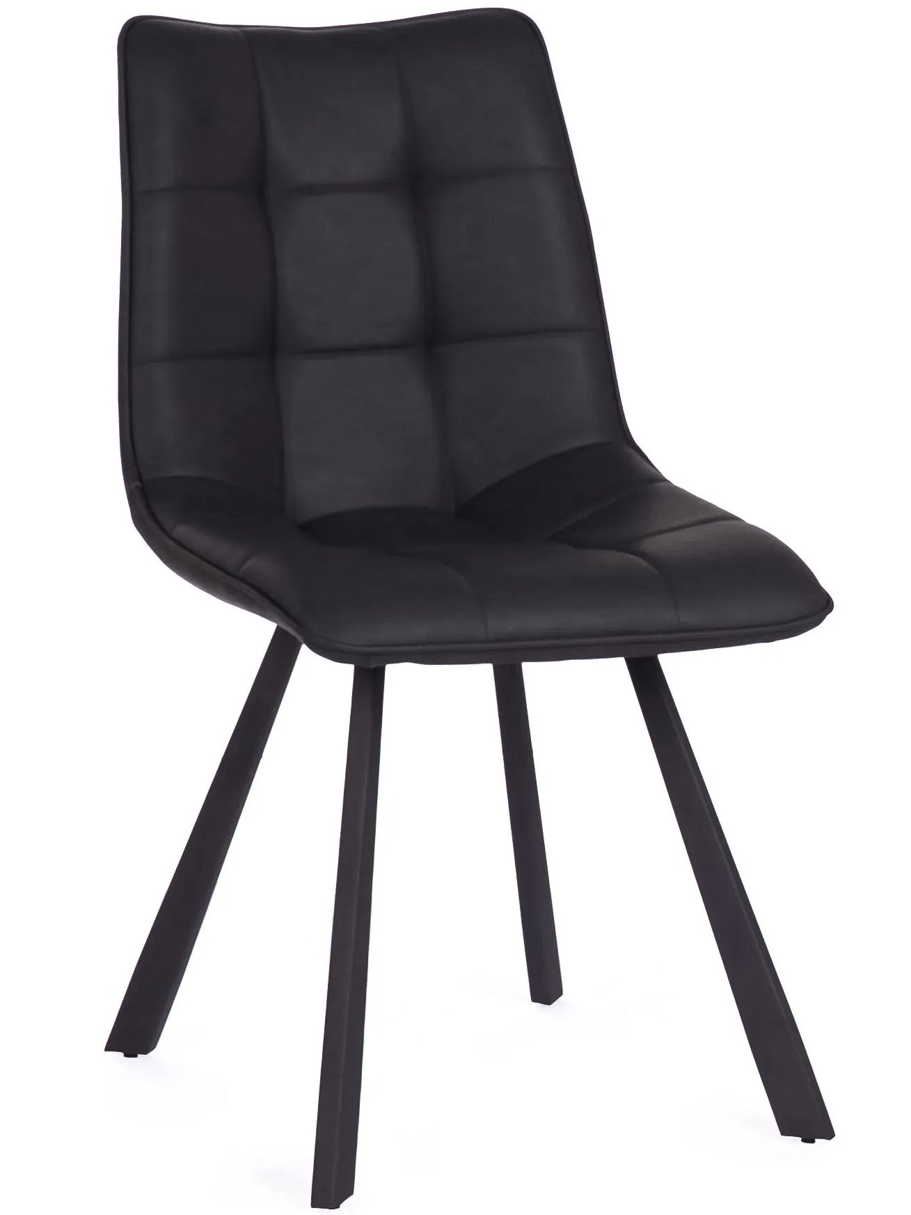 Sina Black Faux Leather Dining Chair