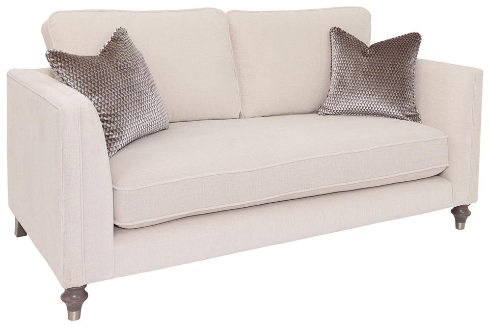Stirling 2 Seater Sofa in ivory coloured fabric