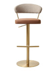 Rita - Gold And Brown Bar Stool