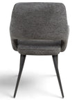 Roxy - Grey Dining Chair With Black Leg
