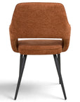 Roxy - Orange Dining Chair With Black Leg