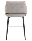 Roxy - Steel And Grey Counter Bar Stool With Black Leg