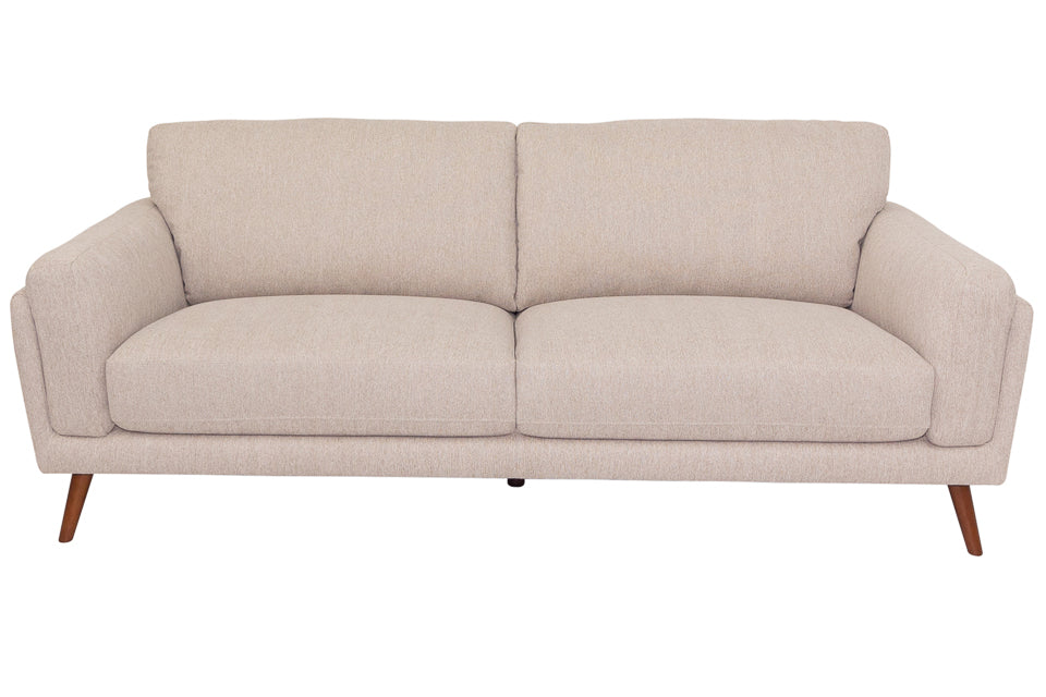 Tulla - Cream Fabric 3 Seater Sofa