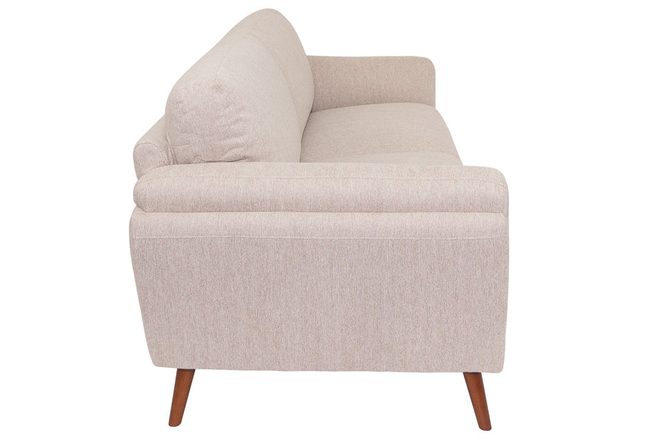 Tulla - Cream Fabric 3 Seater Sofa