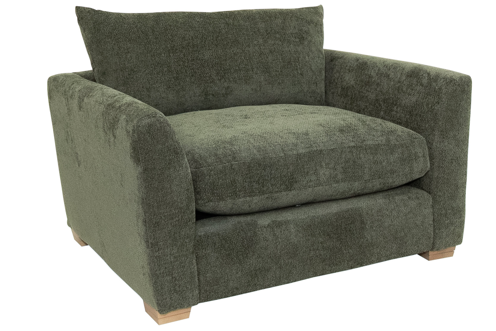 Tora green Fabric snuggler Armchair