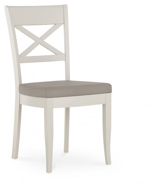 Vesper Grey cross back Dining Chair