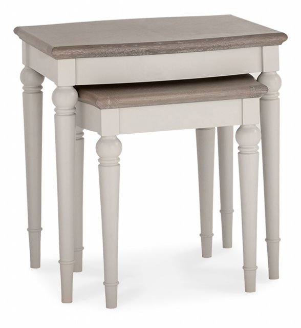 Vesper grey aand oak Nest Of Tables