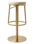 Carol - Gold And Taupe Bar Stool