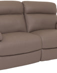 Zafira 3 Seater Power taupe leather Recliner