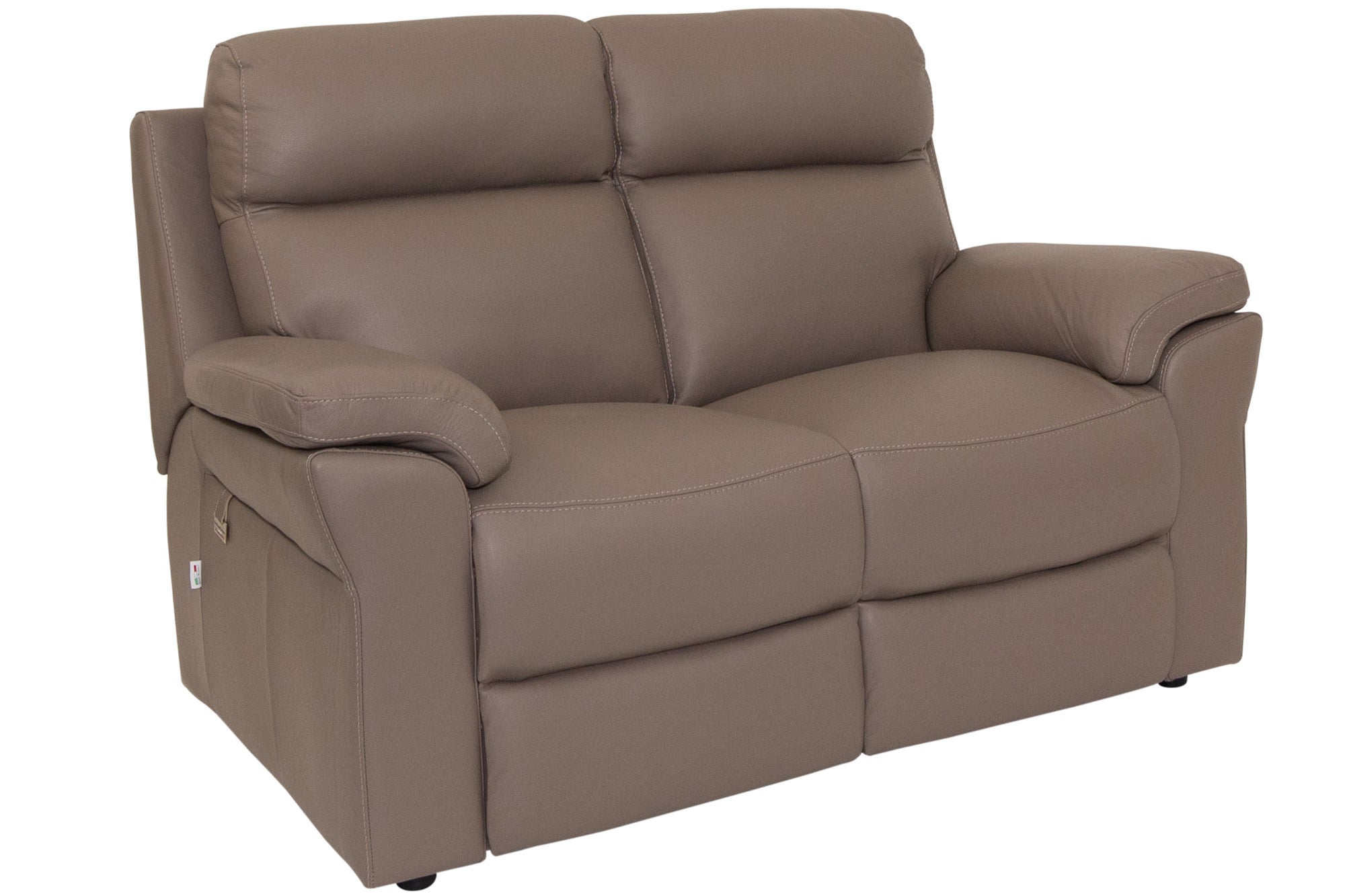 Zafira Taupe Leather static 2 Seater