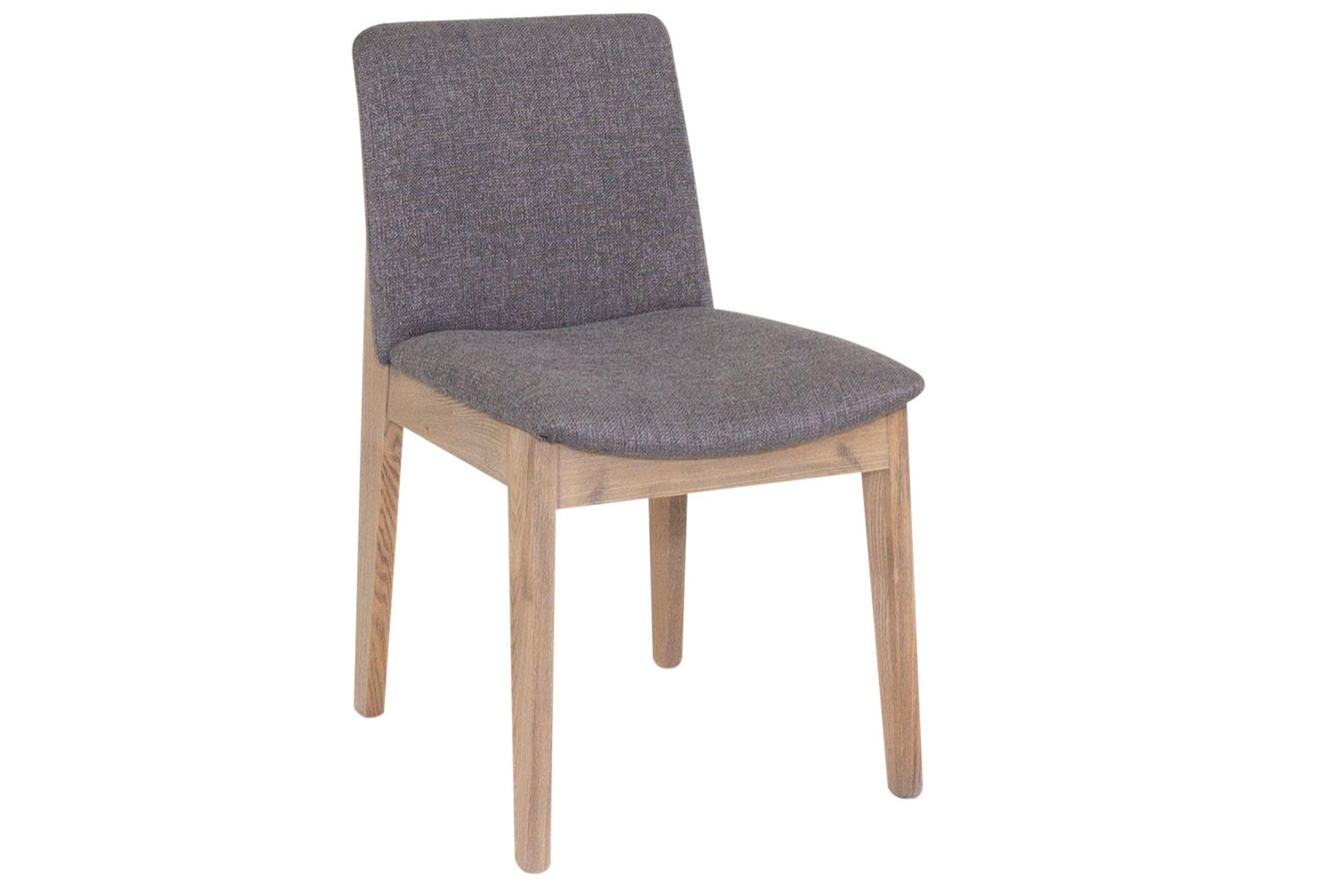 Zara Grey fabric and Oak leg Dining Chair