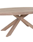 Zara Smoked Oak 2.35 metre oval Dining Table