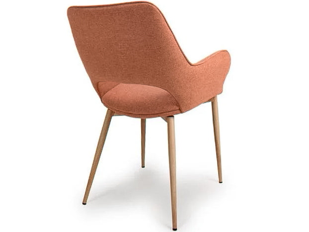 Durian - Red Fabric Dining Chair