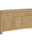 Kinvara - Oak 3 Door Sideboard With 3 Drawers