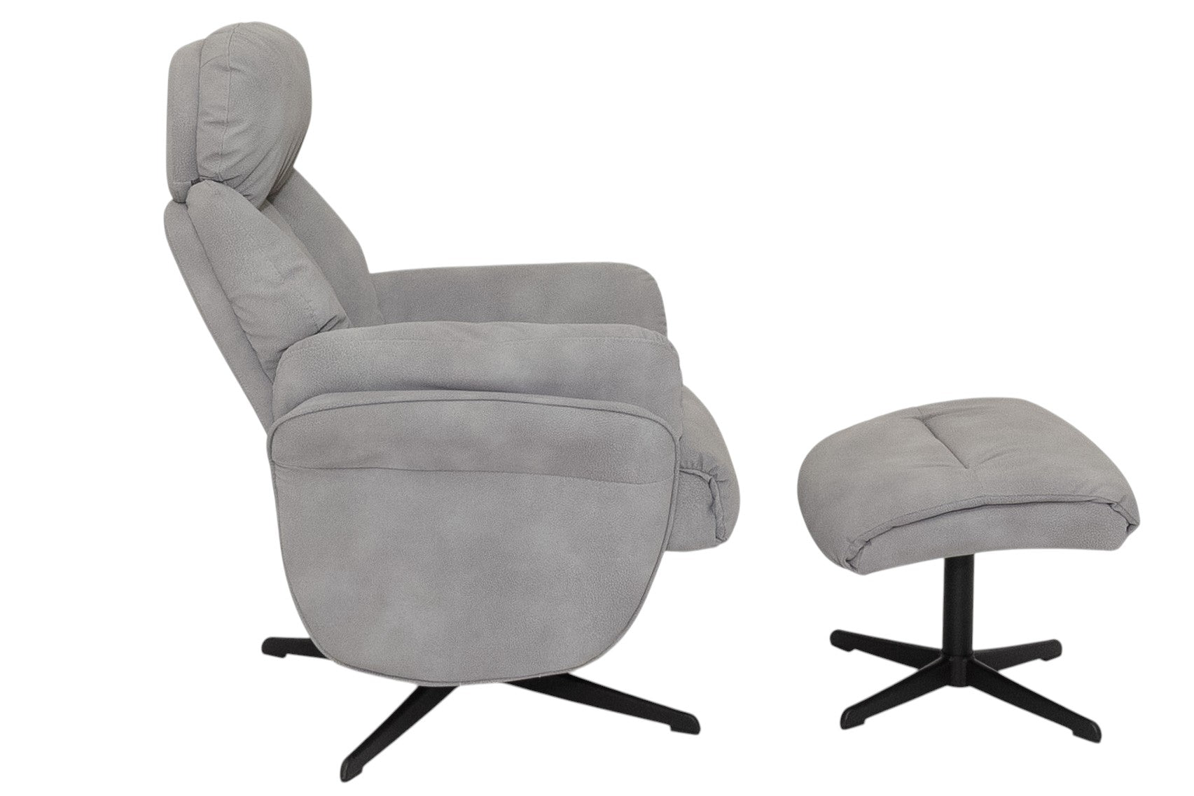 Loire - Light Grey Swivel Recliner