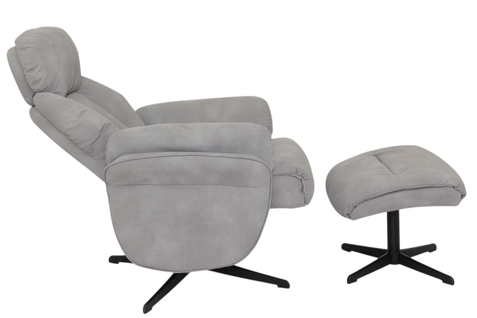Loire - Light Grey Swivel Recliner