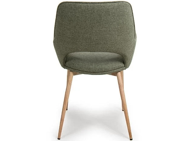 Durian - Green Fabric Dining Chair