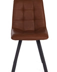 Sina - Brown Faux Leather Dining Chair
